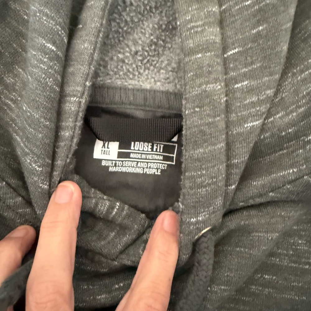 Carhartt Men's Dark Gray Hoodie - Picture 2 of 2